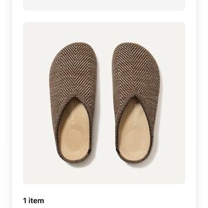 Rothy's The Casual Clog - Herringbone Brown